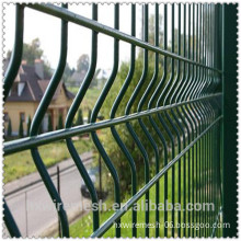 white or green cheap backyard metal fence